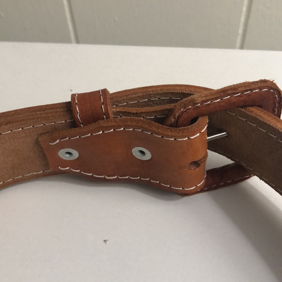 EUC Authentic Leather Belt Made In Mexico - Picture 4 of 6